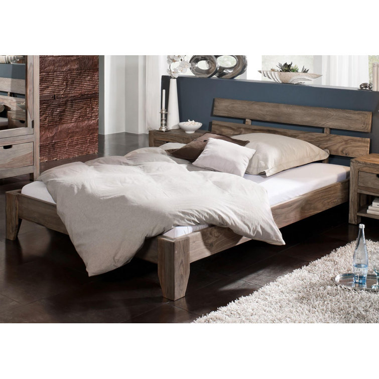 Massivmoebel24 Nature Bed Frame Wayfair.co.uk